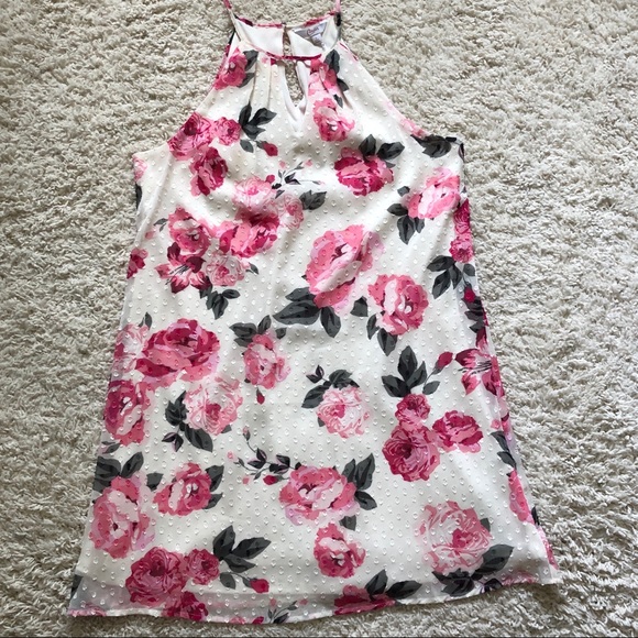 Candies Pleated Halter Swing Dress - Picture 5 of 8